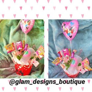 Valentines Mickey and Minnie basket